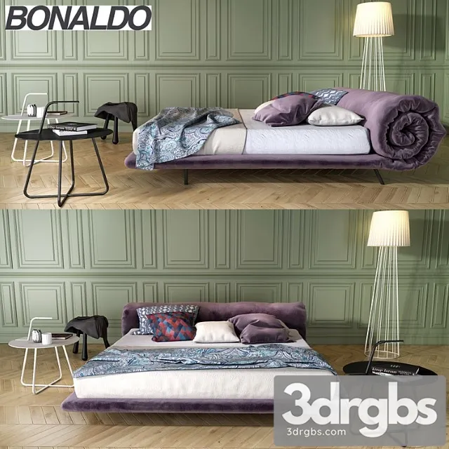Bonaldo Blanket Bed 3D Model Free