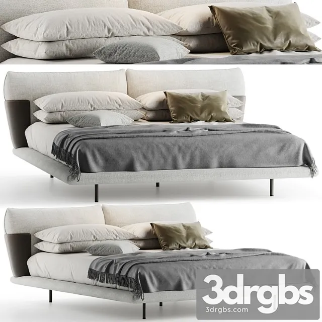 Bonaldo Blend Bed 1 3D Model Free