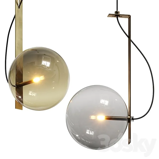 Bonaldo Bon Ton Pendant Lamp 3D Model