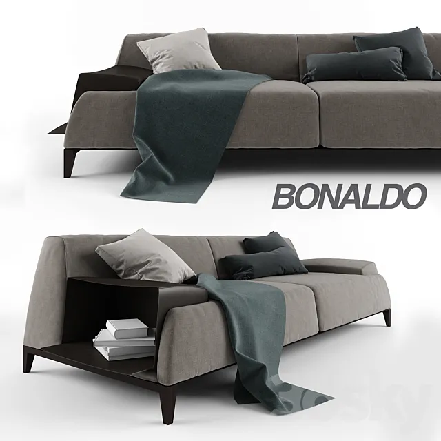 Bonaldo Cave Sofa 240 3D Model