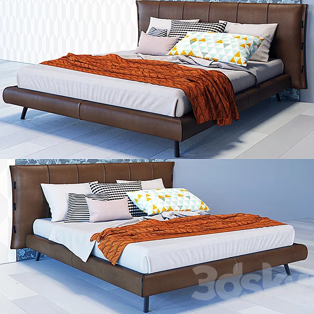 Bonaldo cuff bed 3D Model
