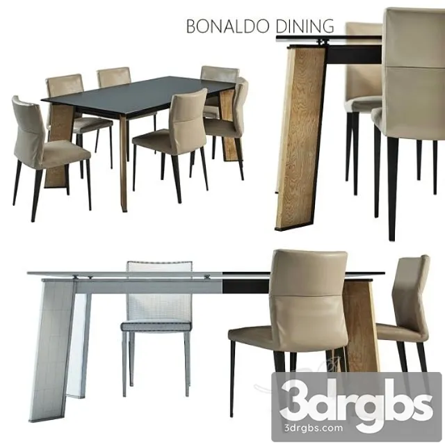 Bonaldo Dining 3D Model Free