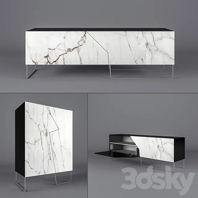 Bonaldo doppler k-sideboard 3D Model
