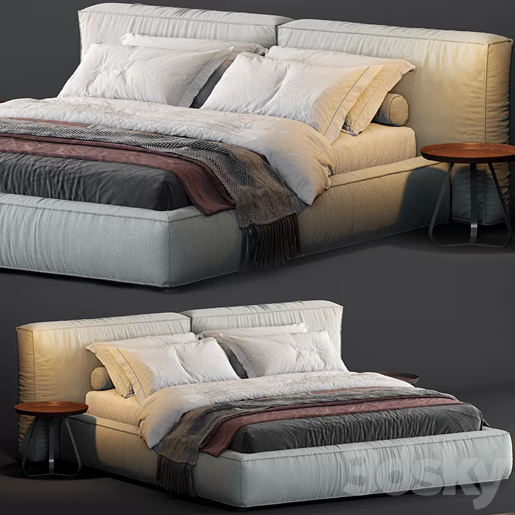 Bonaldo Fluff Bed 3D Model