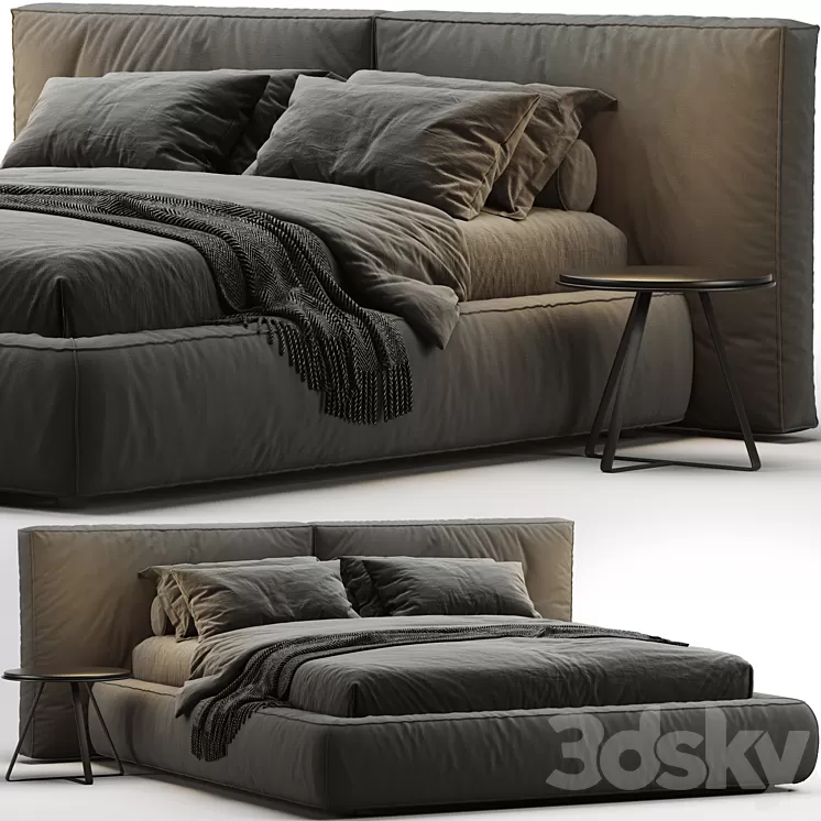 Bonaldo Fluff Bed 3D Model