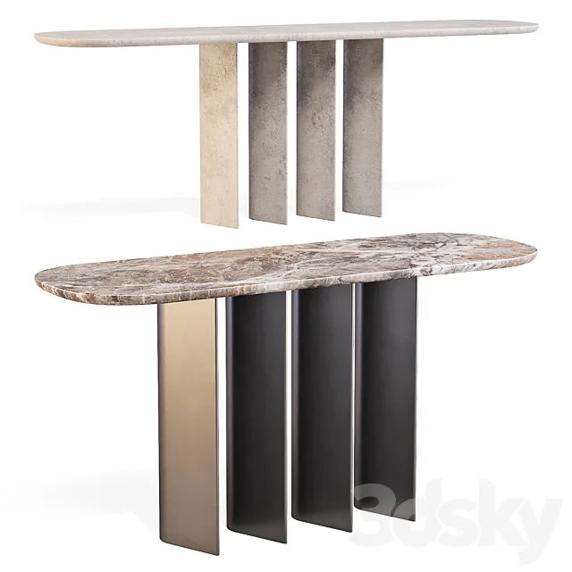 Bonaldo: Geometric - Console Tables 3D Model