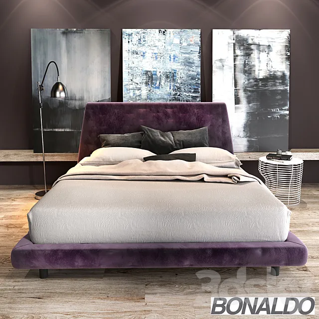 Bonaldo Joe Ego bed 3D Model