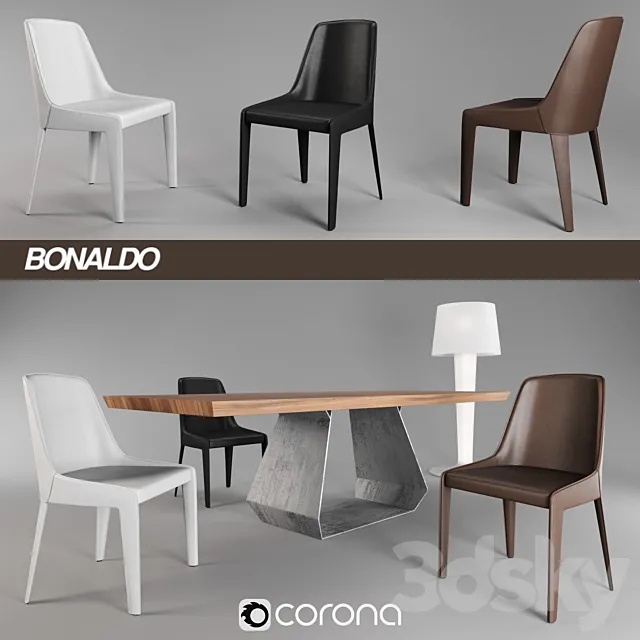 Bonaldo Lamina + Amond + XX Light 3DModel