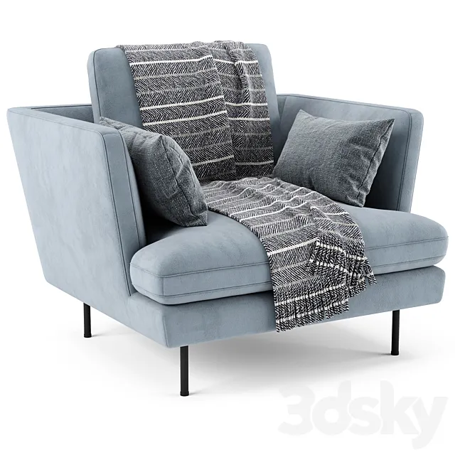 Bonaldo lars armchair 3D Model