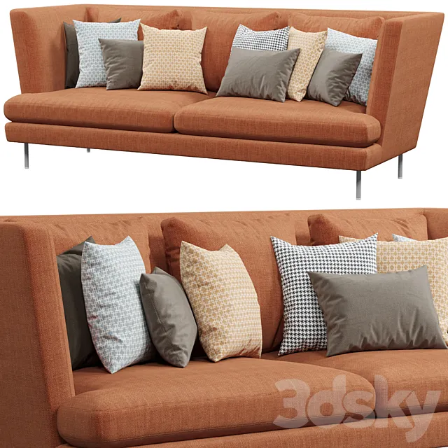 Bonaldo Lars sofa 3D Model