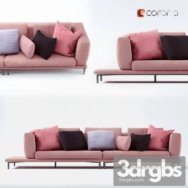 Bonaldo Marcu Sofa 3D Model Free
