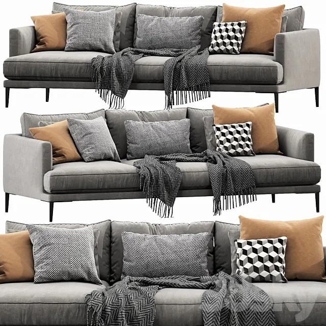 Bonaldo paraiso 3 seater 3DModel