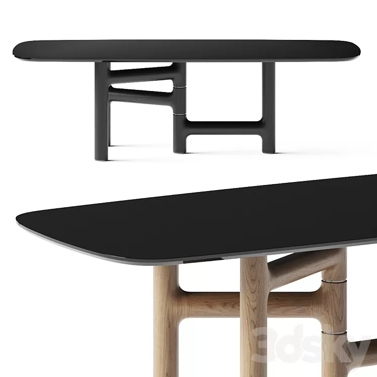 Bonaldo Pivot Dining Table 3D Model Free