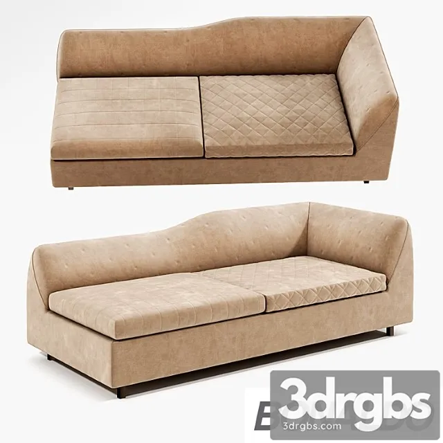 Bonaldo Sinua Sofa Angolare 210 Alto Basso 3D Model Free