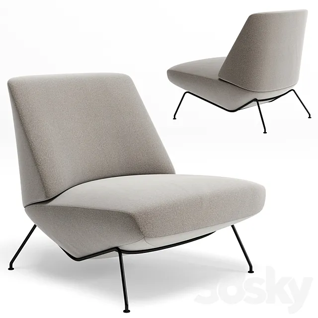 Bonaldo Sleek Armchair 3DModel