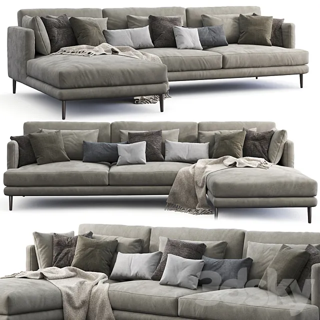 Bonaldo sofa paraiso 3D Model