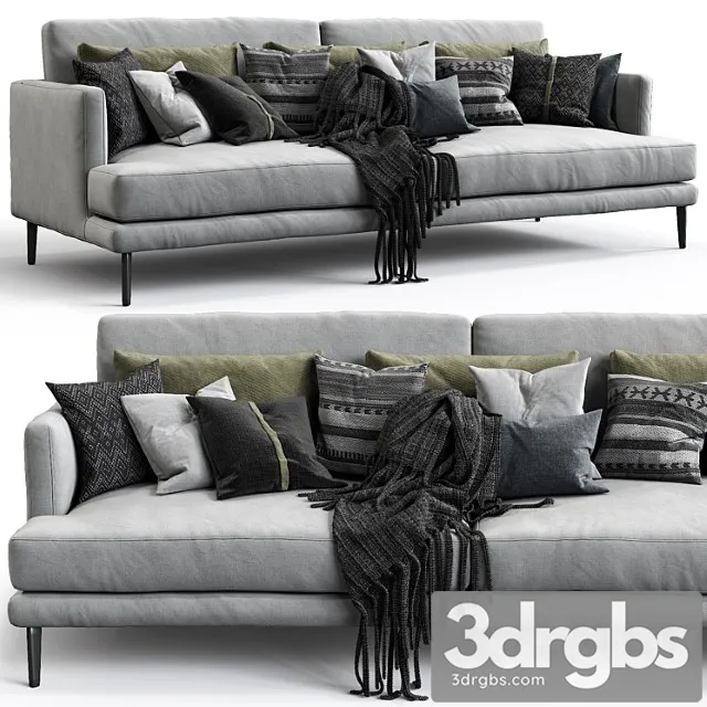 Bonaldo Sofa Paraiso 3D Model Free
