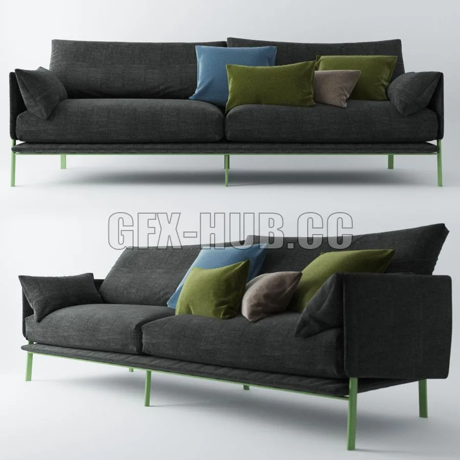 Bonaldo Structure Sofa 3D Model
