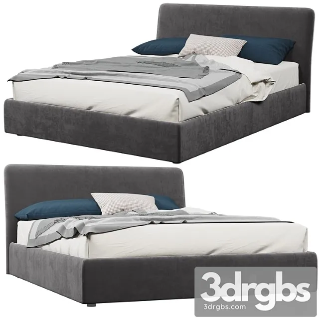 Bonaldo tonight bed 2 3D Model Free