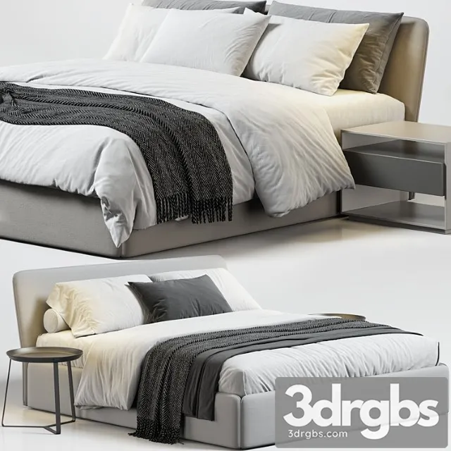 Bonaldo True Bed 7 3D Model Free
