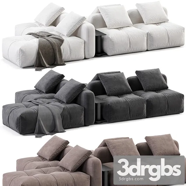 Bonamour Bonaldo Sofa 3 3D Model Free