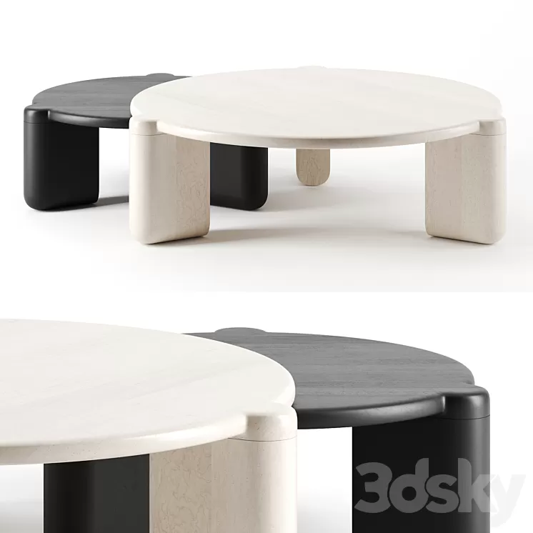 Bone coffee table by Radnor 3D Model Free