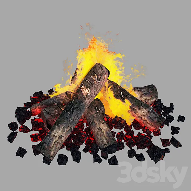 Bonfire 3D Model