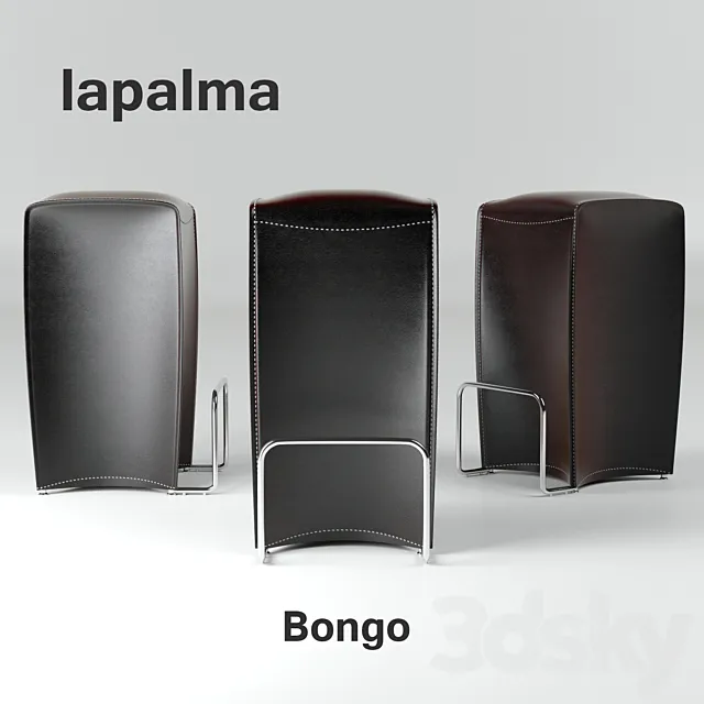 Bongo lapalma Bar stool 3D Model