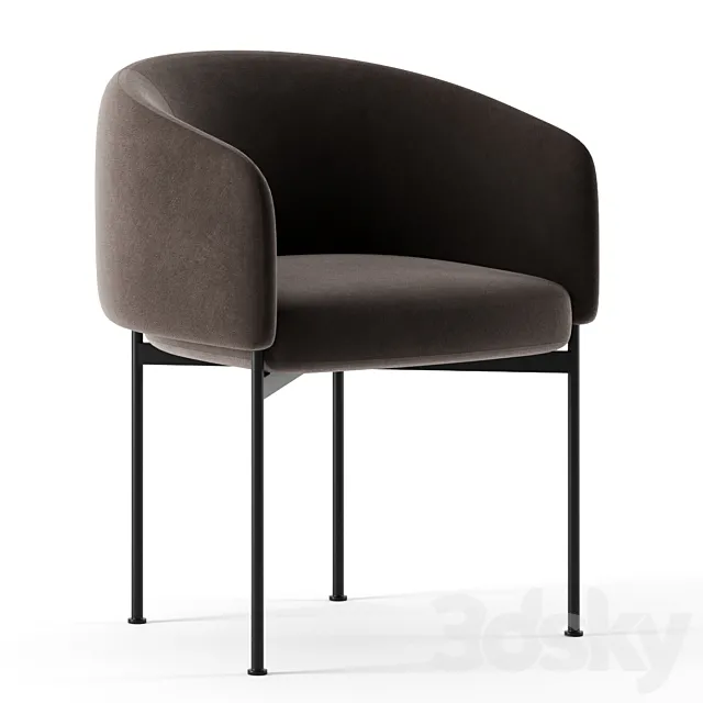 Bonnet dining chair by Adea Free Download