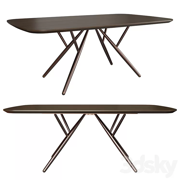 Bontempi Bridge Table 3D Model Free