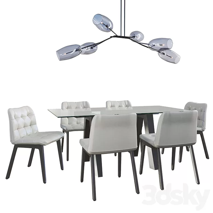 Bontempi Casa Aron Table 3D Model