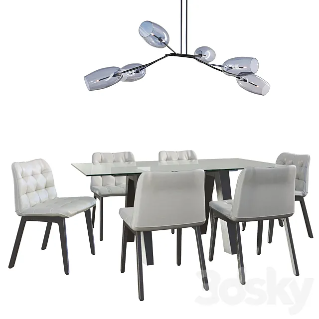 Bontempi Casa Aron Table 3DModel