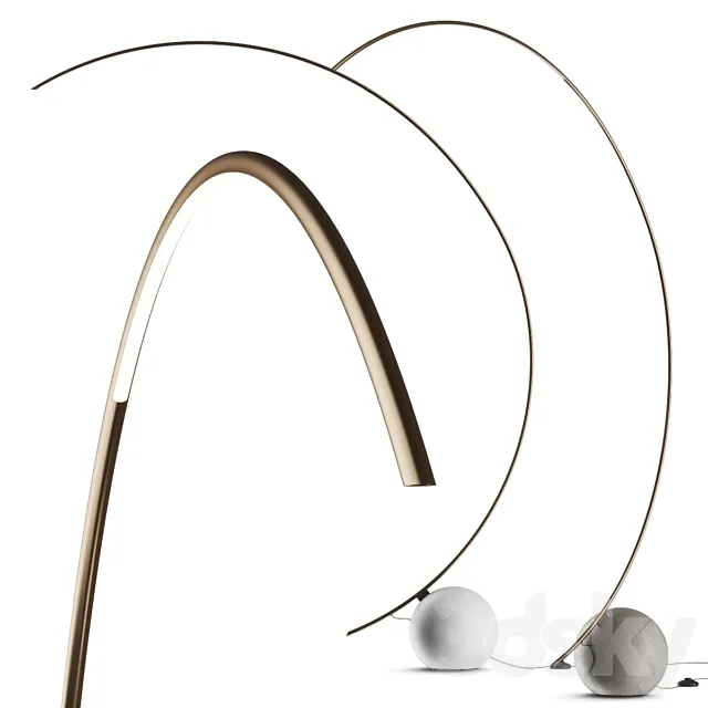 Bontempi Circle Floor Lamp 3DModel