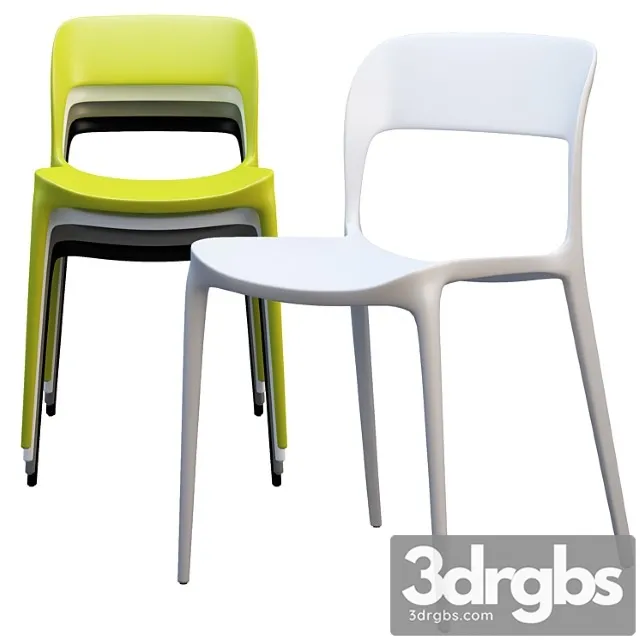 Bontempi Gipsy Dining Chair 3D Model Free