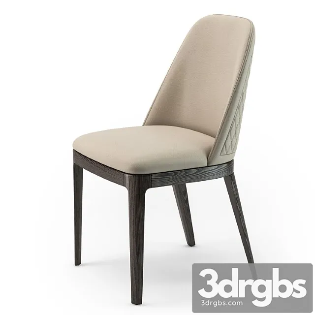 Bontempi margot quilted wood chair