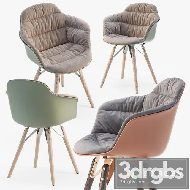 Bontempi Mood Armchair 3D Model Free