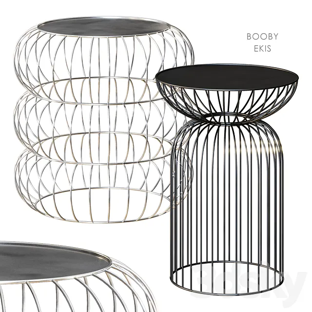 Booby Ekis side table La Redoute 3D Model