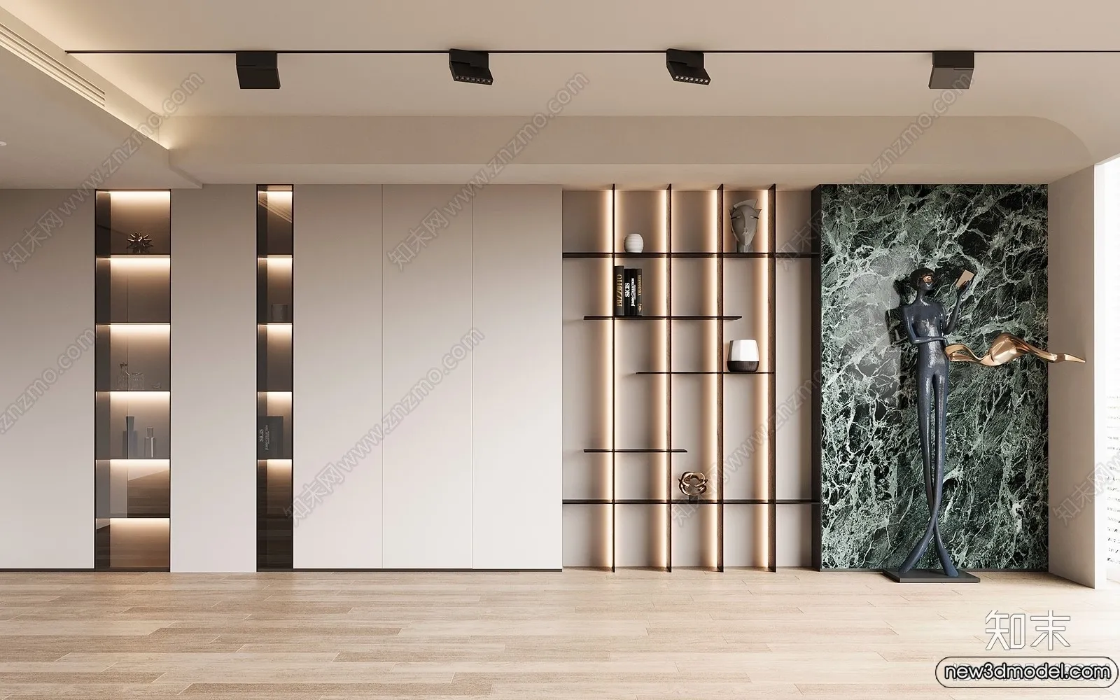 Book Case 3D Furniture Models - Interior 3D Model - 006