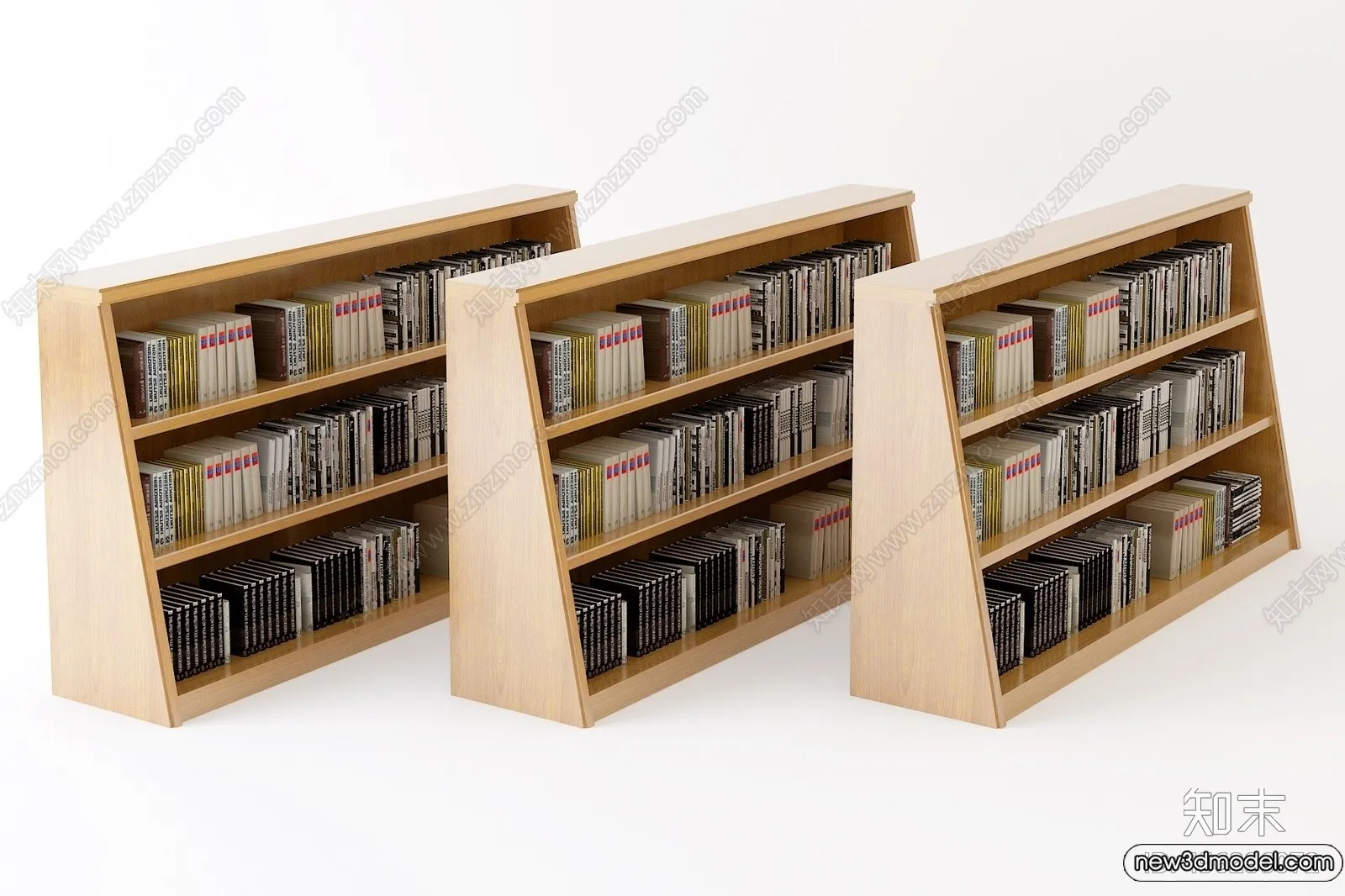 Book Case 3D Furniture Models - Interior 3D Model - 010