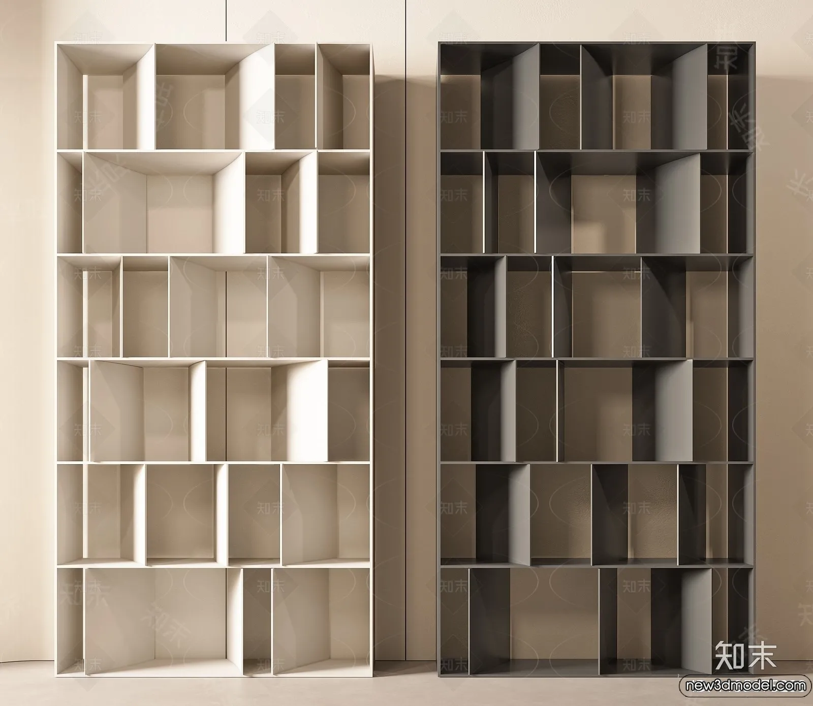 Book Case 3D Furniture Models - Interior 3D Model - 029