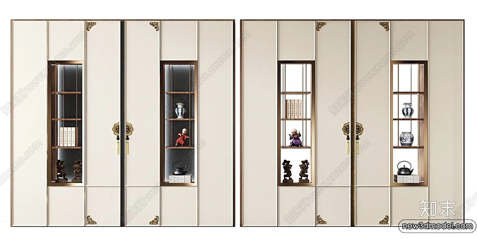 Book Case 3D Furniture Models - Interior 3D Model - 036