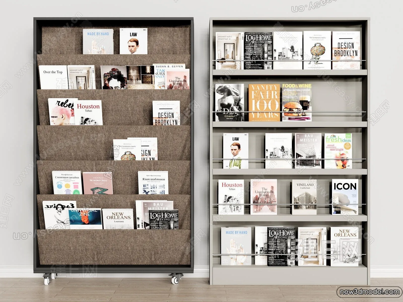 Book Case 3D Furniture Models - Interior 3D Model - 059