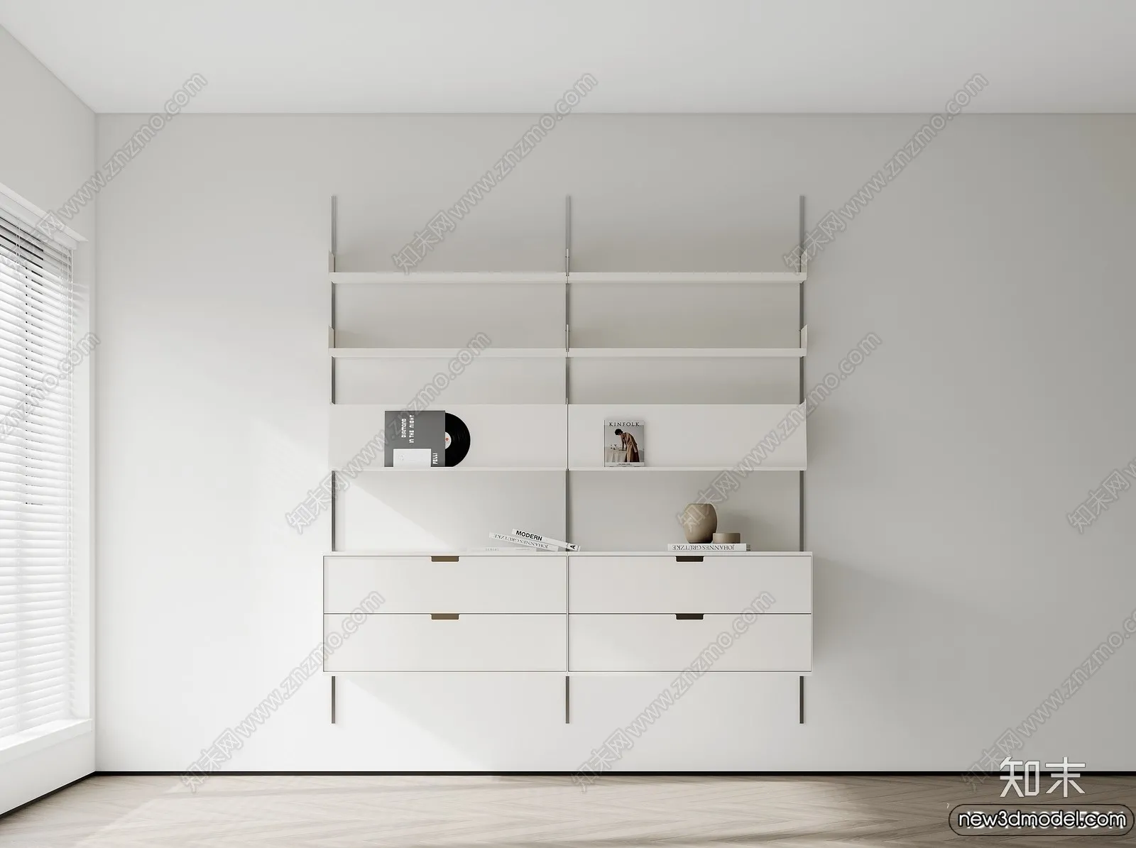 Book Case 3D Furniture Models - Interior 3D Model - 062