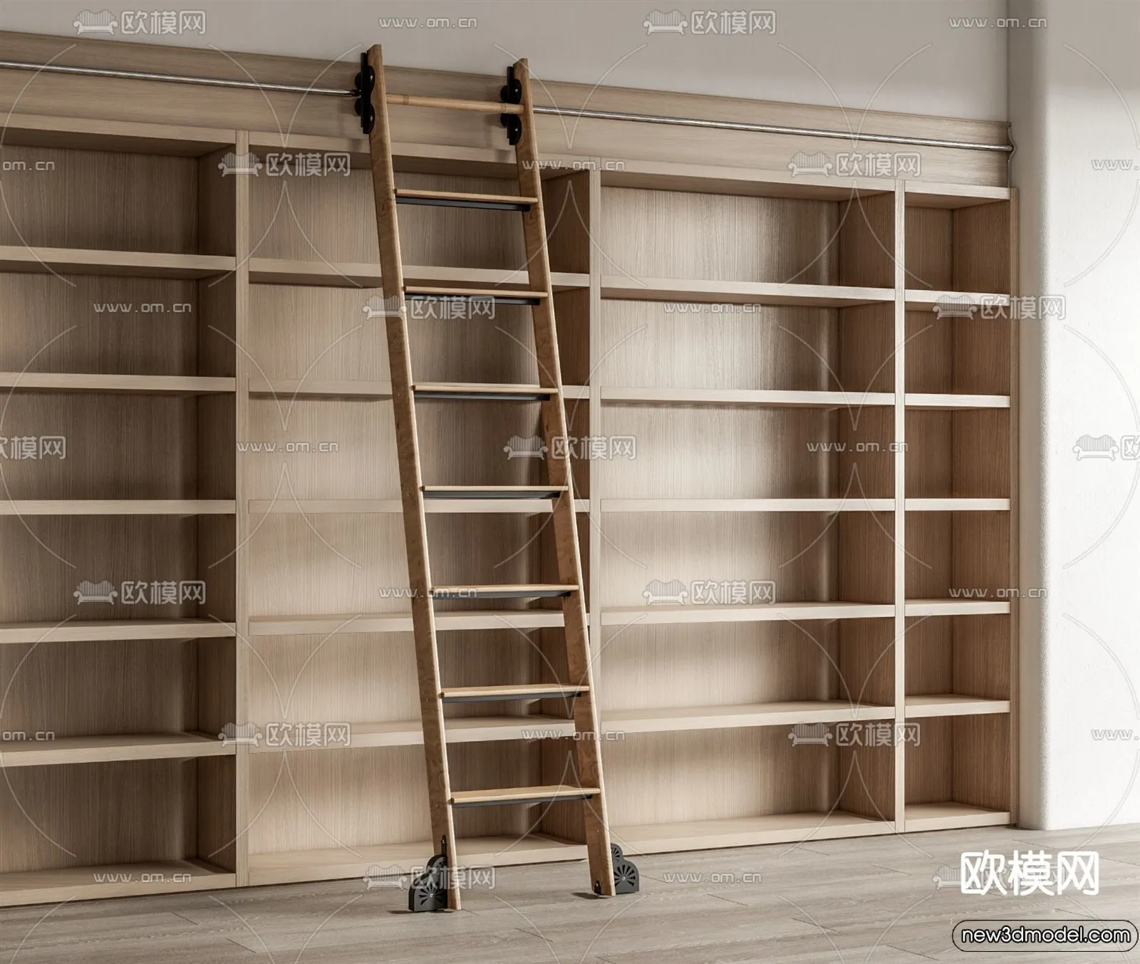 Book Case 3D Furniture Models - Interior 3D Model - 078