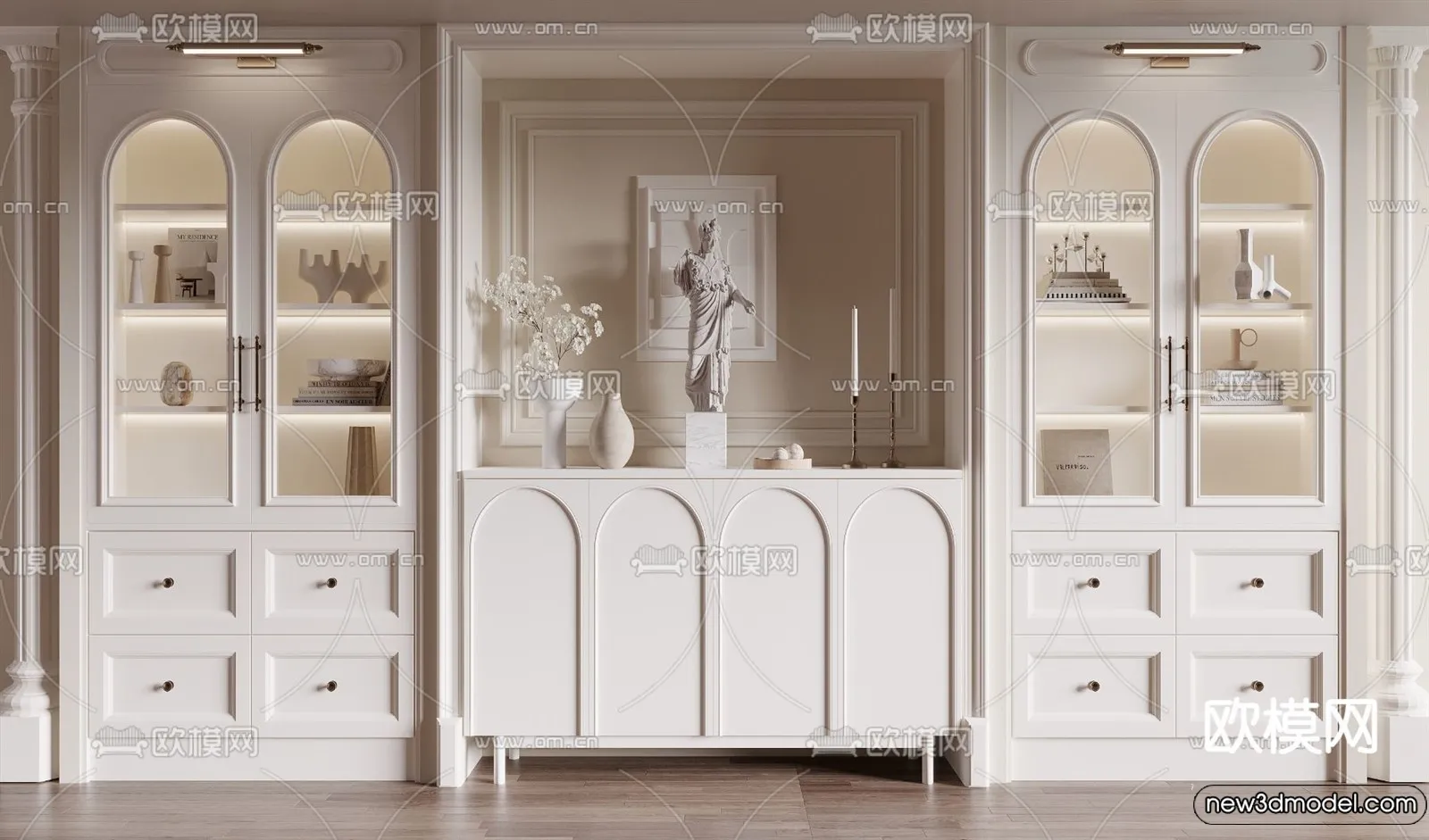 Book Case 3D Furniture Models - Interior 3D Model - 104