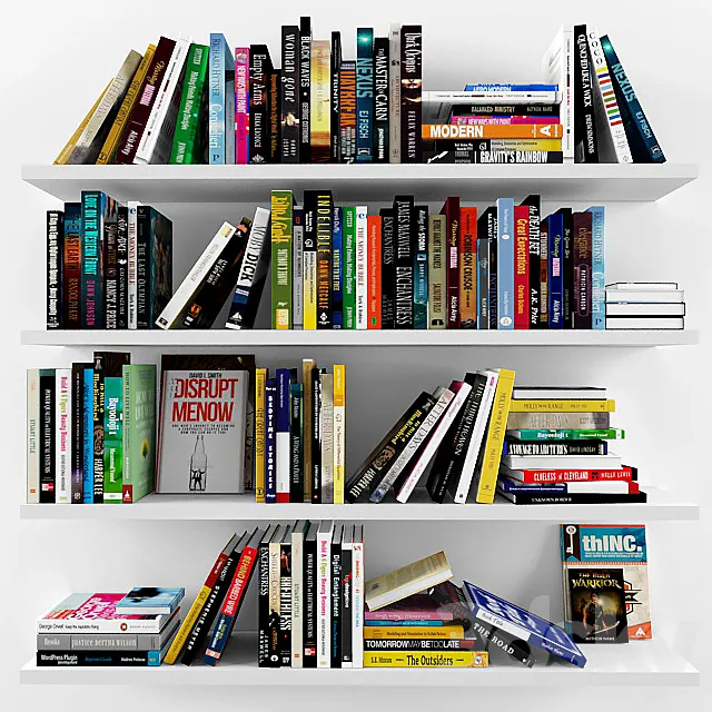 book collection 3D Model