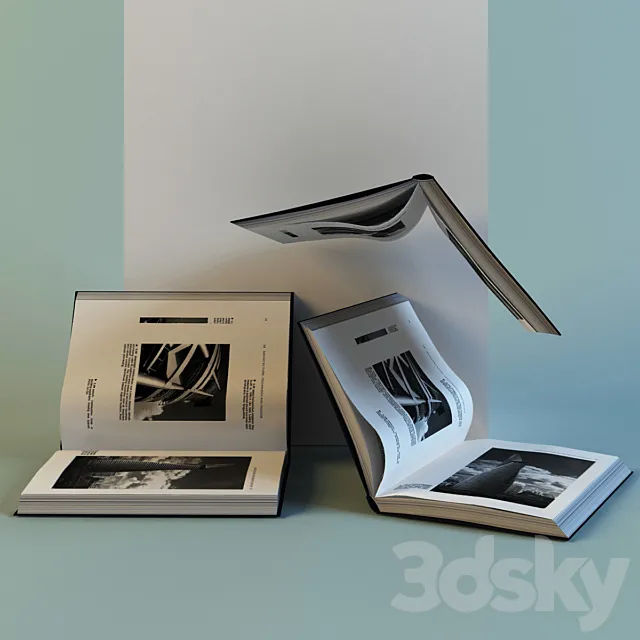 Book on architecture 3DModel