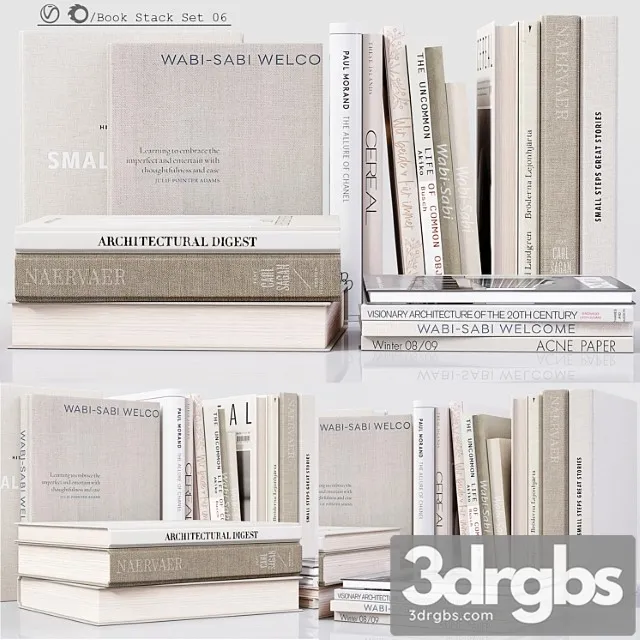 Book stack set 06 Free Download