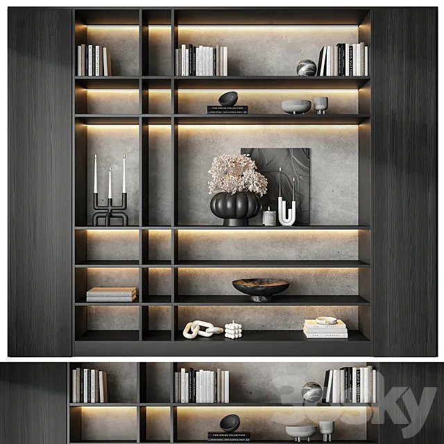 Bookcase 07 3D Model