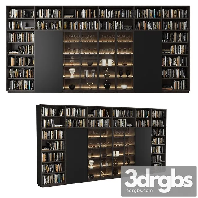 Bookcase 07 3D Model Free